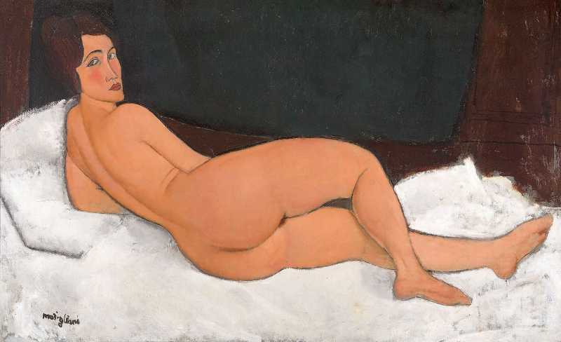 Nu couché (sur le côté gauche) - Amedeo Modigliani (1917)